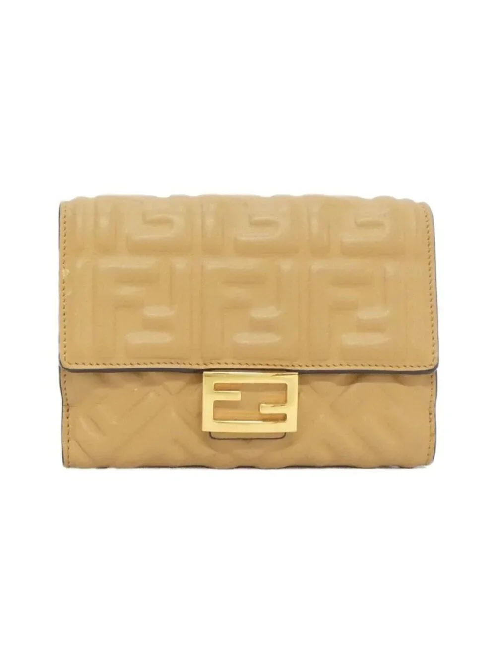 Fendi Aajd Wallet Beige